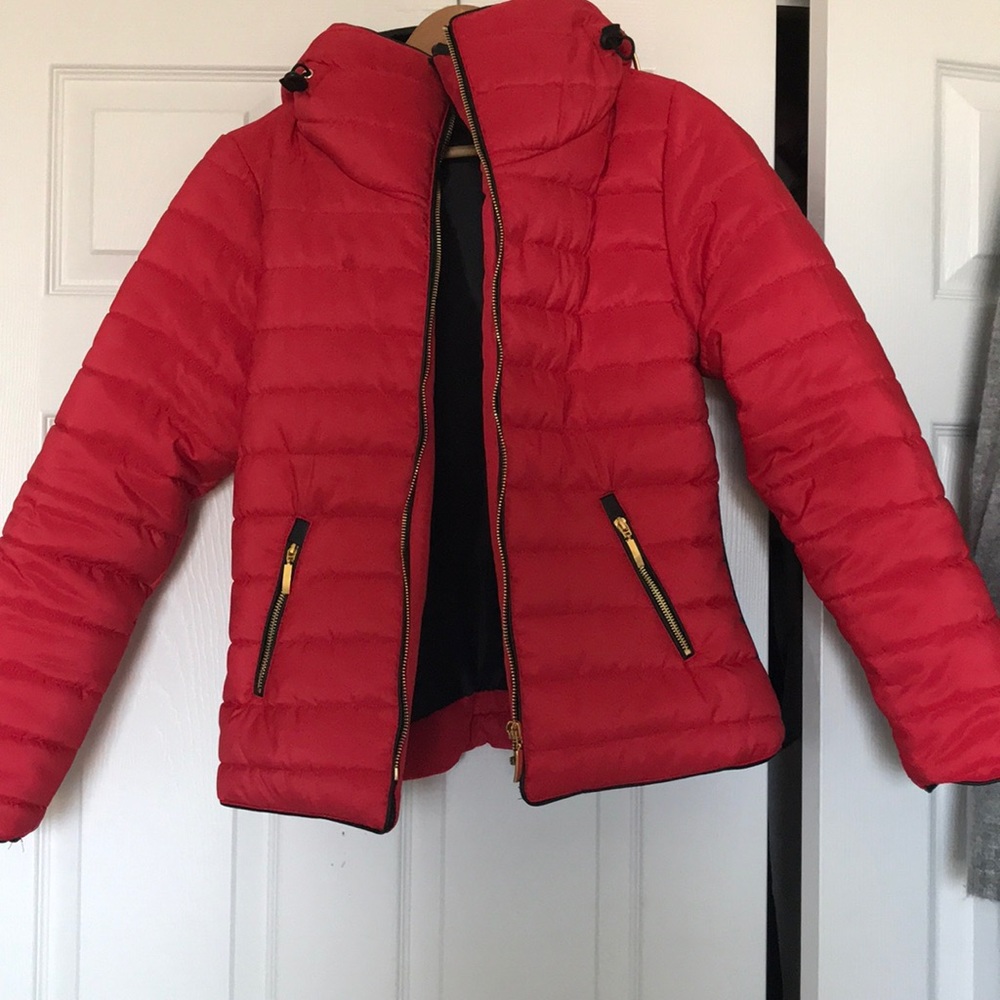 Red Puffer Jacket